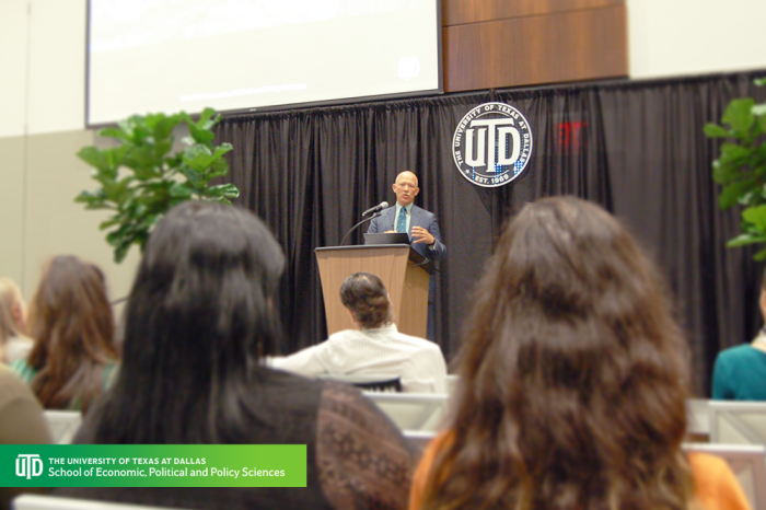 Dallas DA John Creuzot Speaks at UT Dallas for EPPS Leaders and Luminaries Lecture
